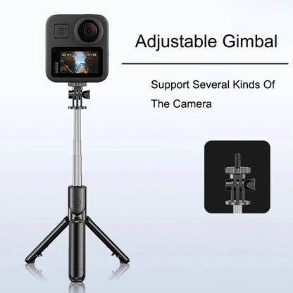 Bluetooth Selfie Stick Tripod with Fill Light - Wholesalus