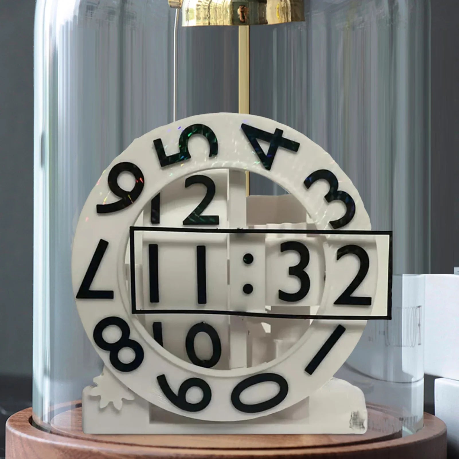 Desktop 3D Printed Triaxial Clock - Wholesalus