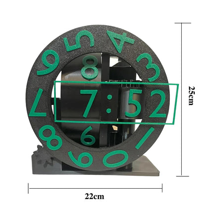 Desktop 3D Printed Triaxial Clock - Wholesalus