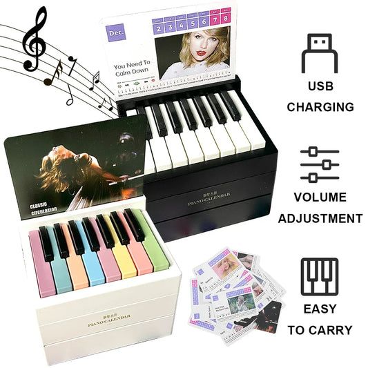 Desktop Playable Piano Calendar - Wholesalus