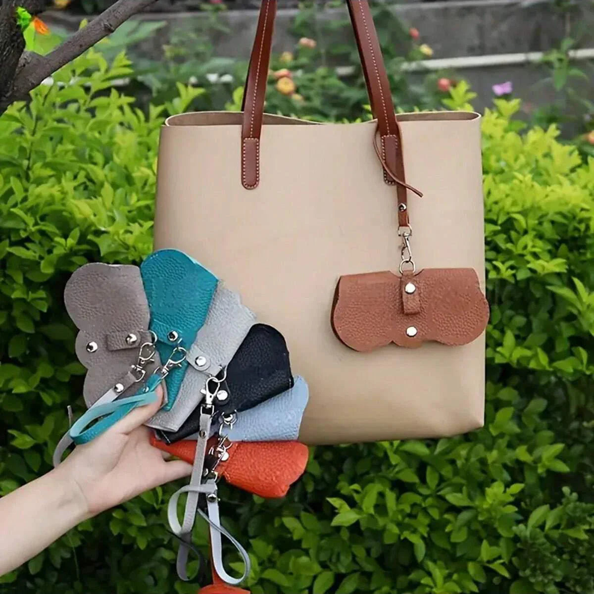 Hanging PU Leather Sunglasses Pouch - Wholesalus