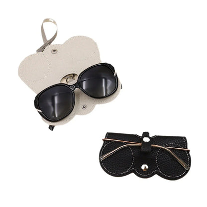 Hanging PU Leather Sunglasses Pouch - Wholesalus