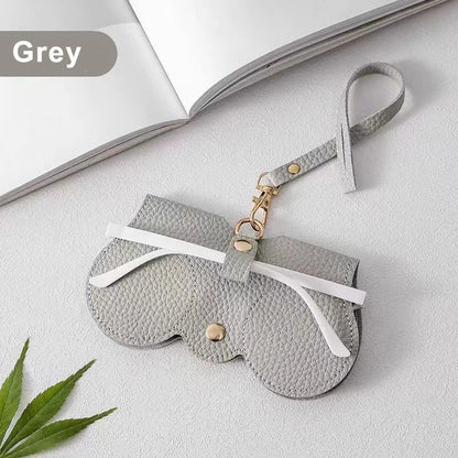 Hanging PU Leather Sunglasses Pouch - Wholesalus