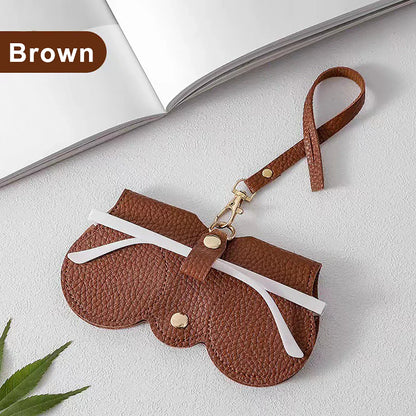 Hanging PU Leather Sunglasses Pouch - Wholesalus