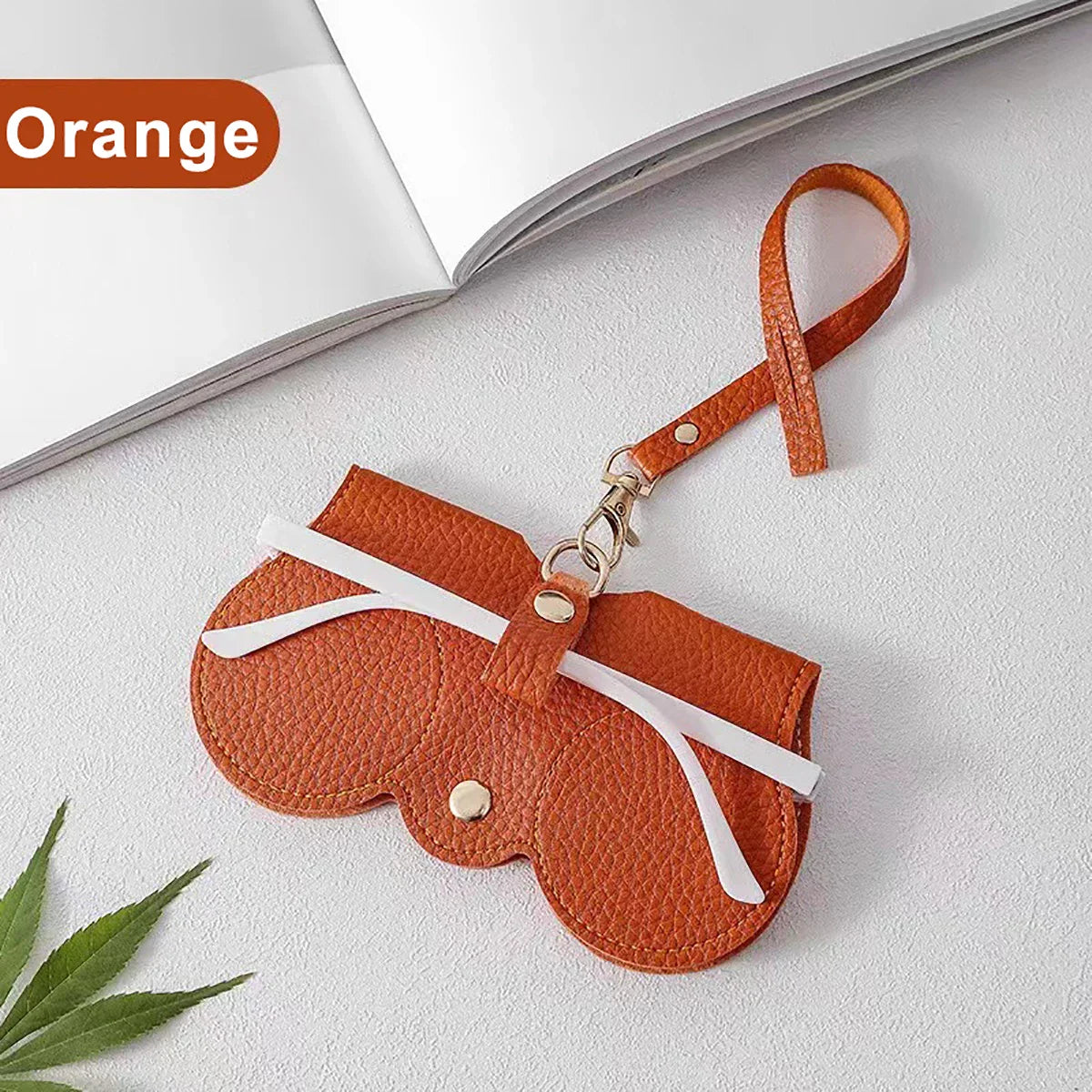 Hanging PU Leather Sunglasses Pouch - Wholesalus