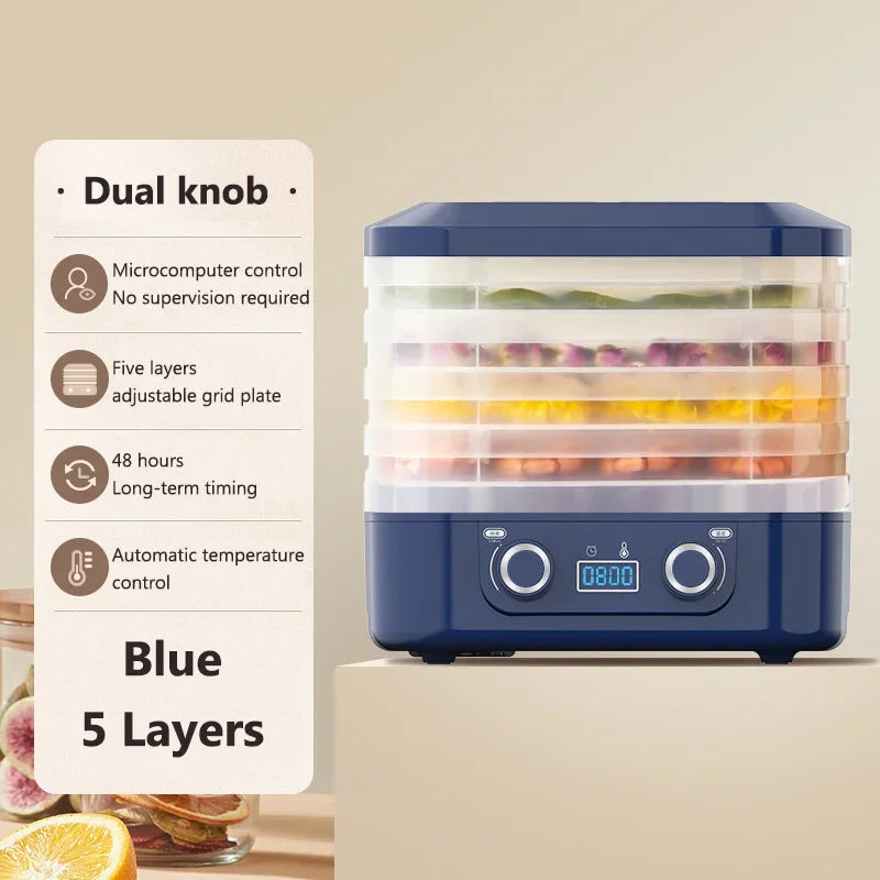 Intelligent Thermostatic Food Dehydrator Machine - Wholesalus
