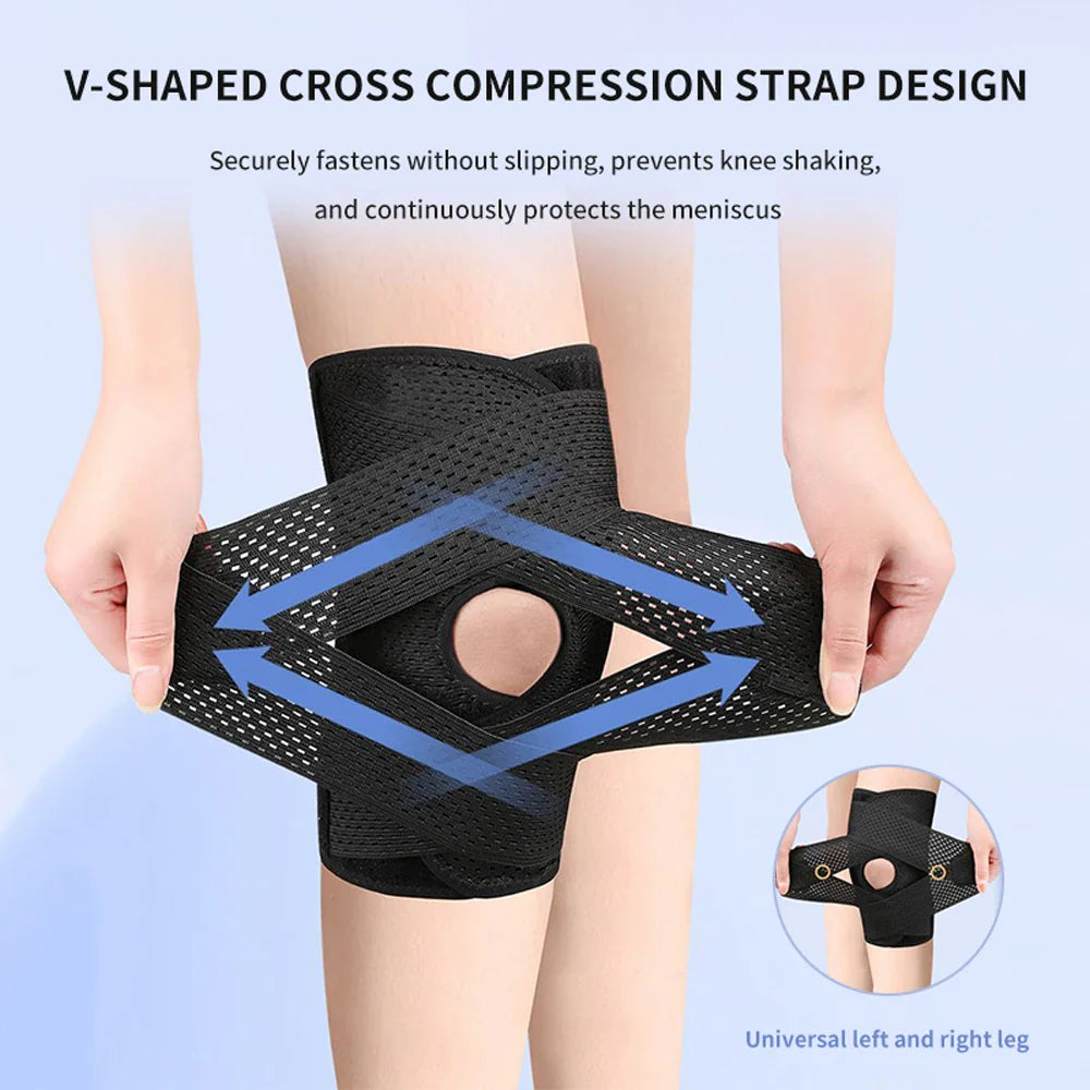 Adjustable Knee Support Brace 1PC - Wholesalus