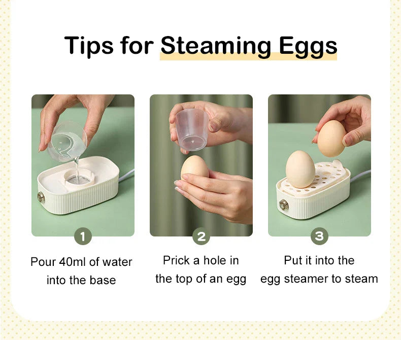 Mini Electric Egg Steamer - Wholesalus