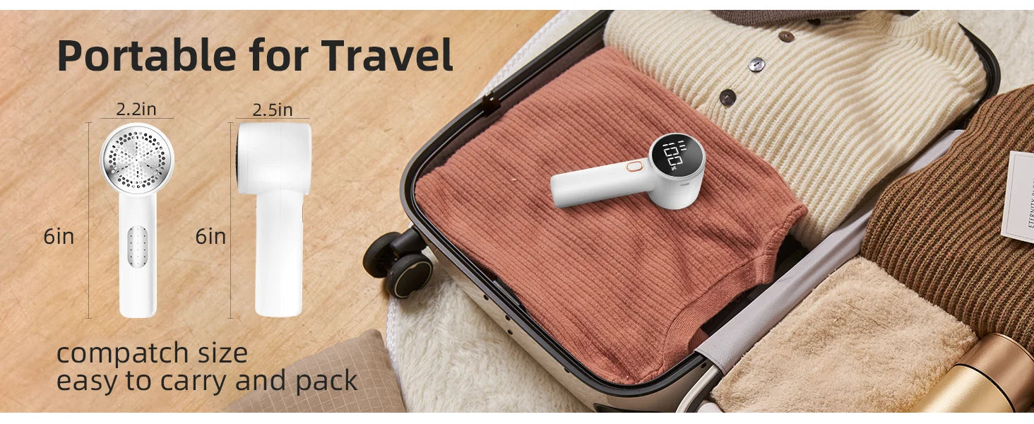 Portable Electric Fabric Lint Remover - Wholesalus