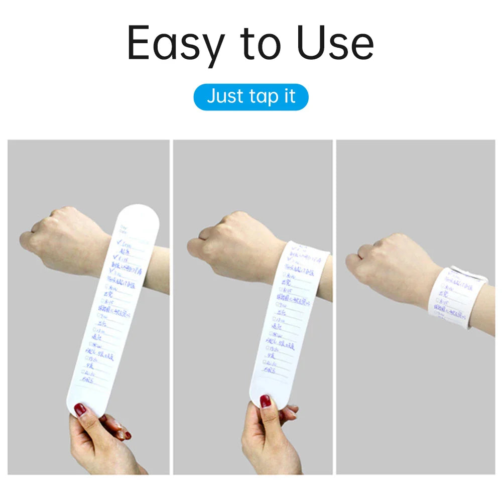 Multi-Functional Silicone Wrist Band Notepad - Wholesalus