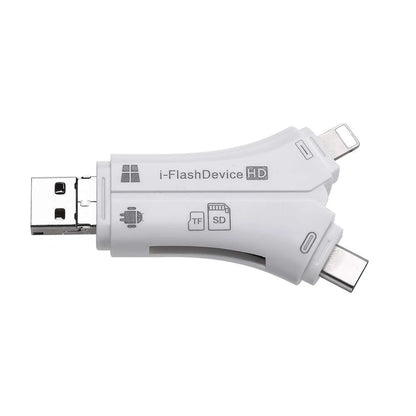 4 In 1 Flash Drive Card Reader - Wholesalus