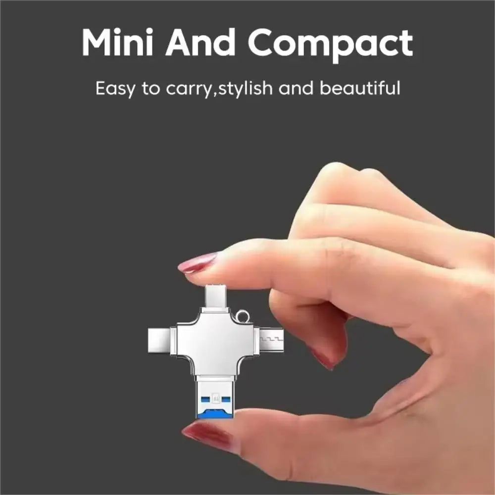 4 In 1 Flash Drive Card Reader - Wholesalus