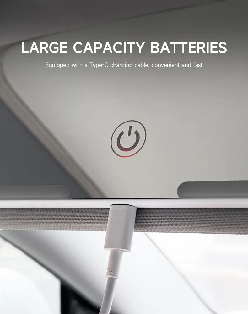 Universal Rechargeable Car Sun Visor LED Mirror - Wholesalus