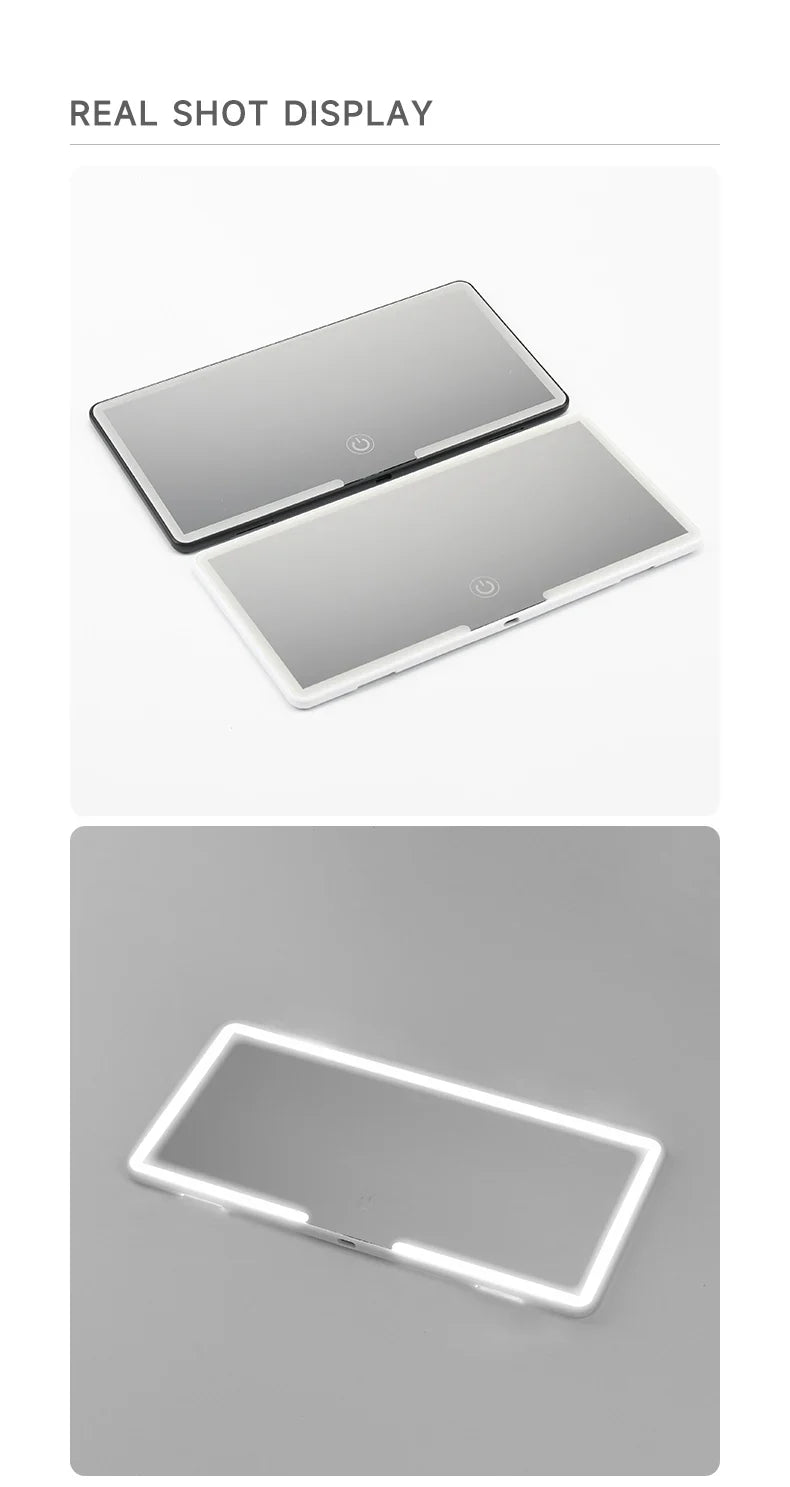 Universal Rechargeable Car Sun Visor LED Mirror - Wholesalus