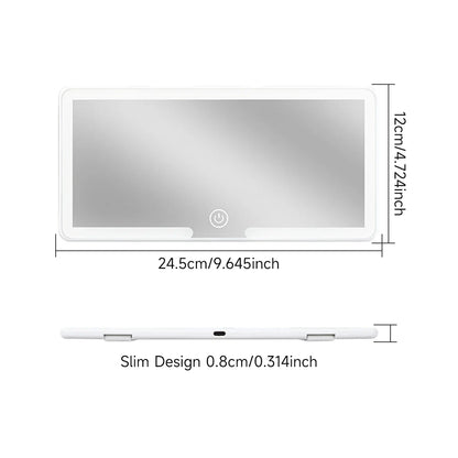 Universal Rechargeable Car Sun Visor LED Mirror - Wholesalus