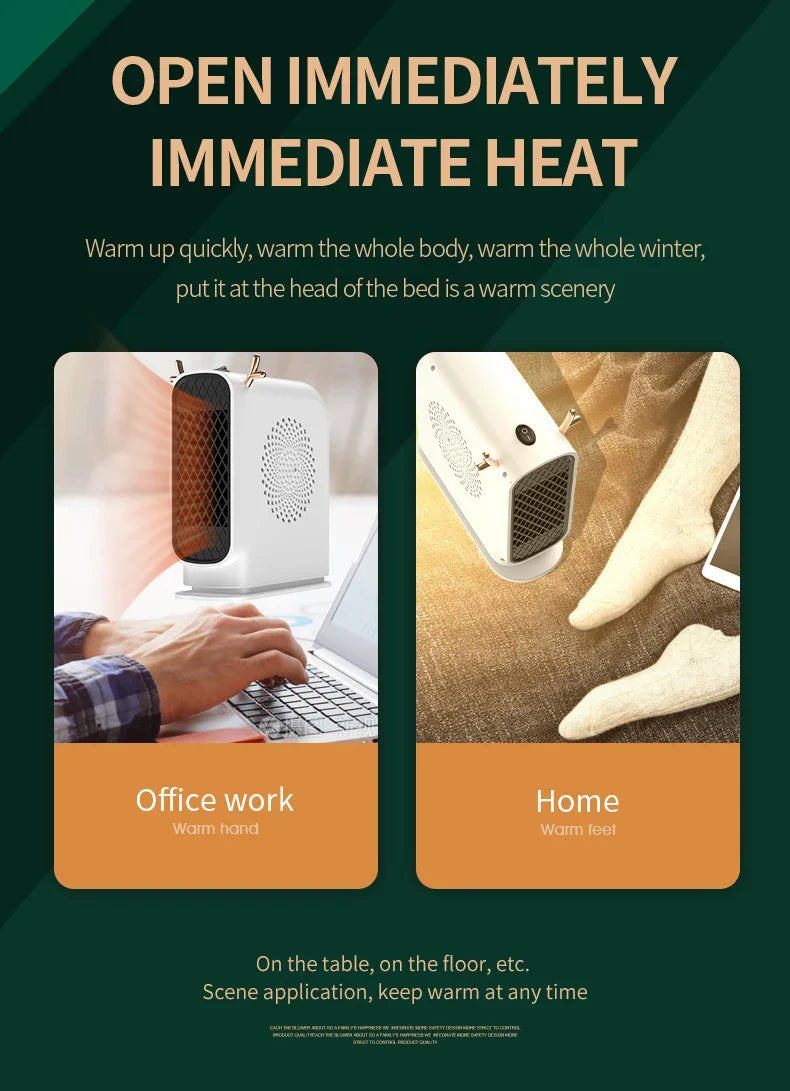 Desktop Electric Mini Heater - Wholesalus
