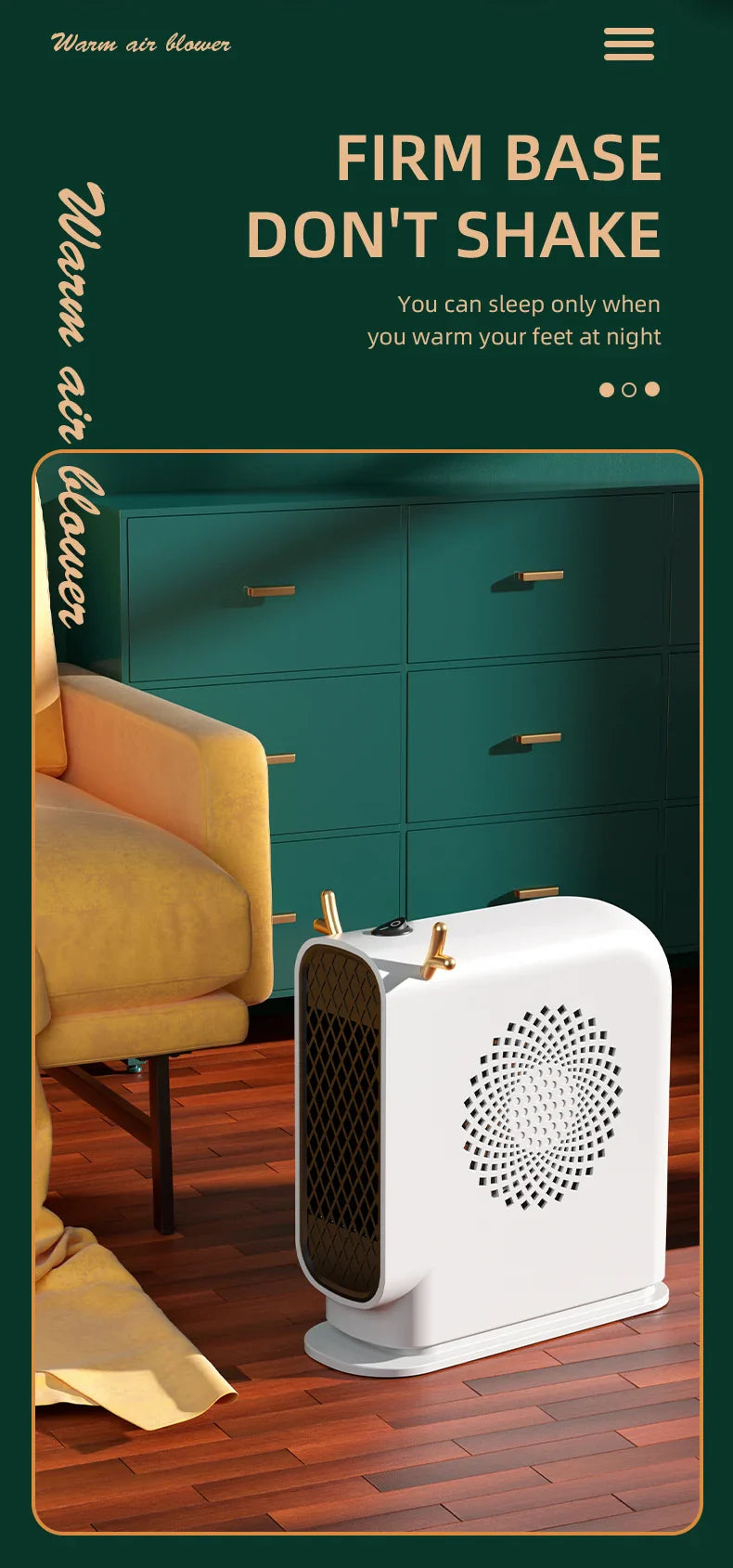 Desktop Electric Mini Heater - Wholesalus