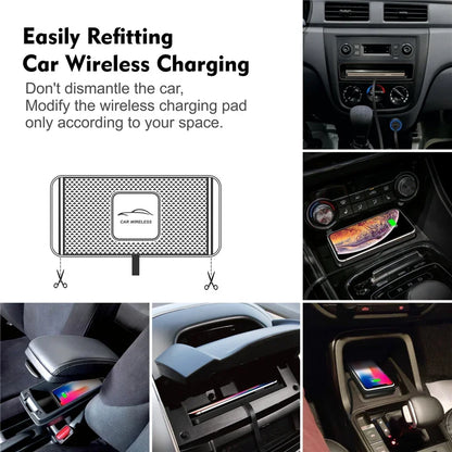 Car Anti-Slip Fast Wireless Charger Pad - Wholesalus