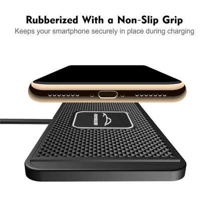 Car Anti-Slip Fast Wireless Charger Pad - Wholesalus