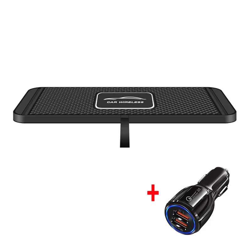 Car Anti-Slip Fast Wireless Charger Pad - Wholesalus