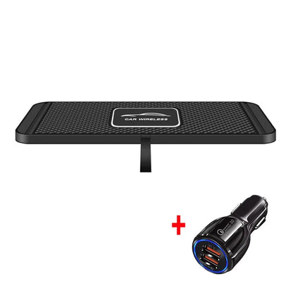 Car Anti-Slip Fast Wireless Charger Pad - Wholesalus