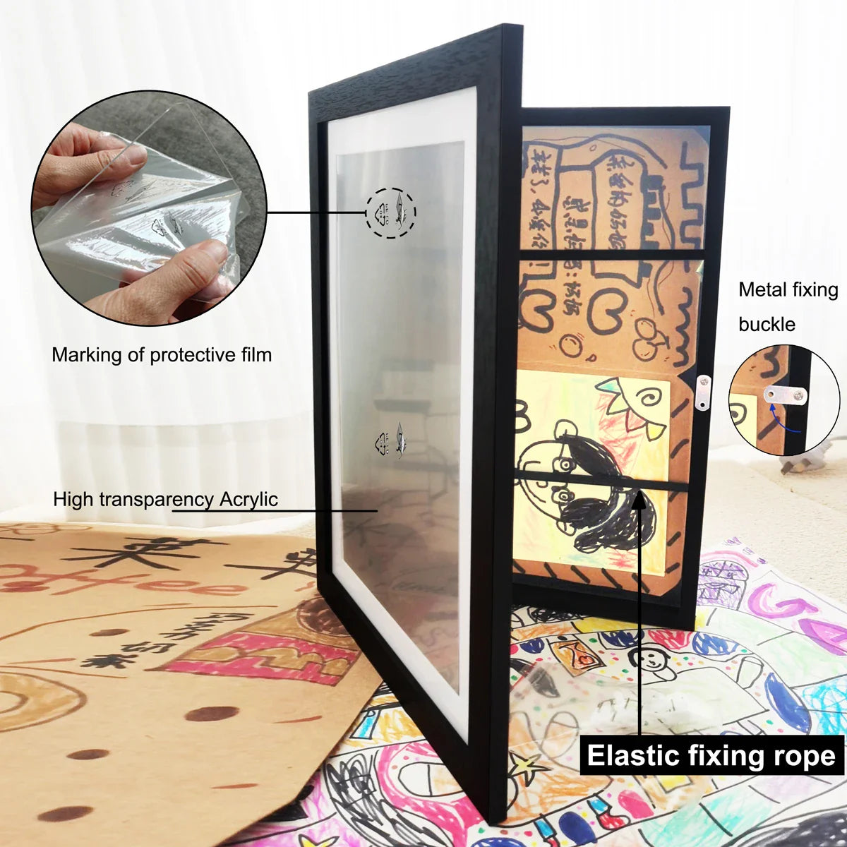 Wall Magnetic Display Frame - Wholesalus