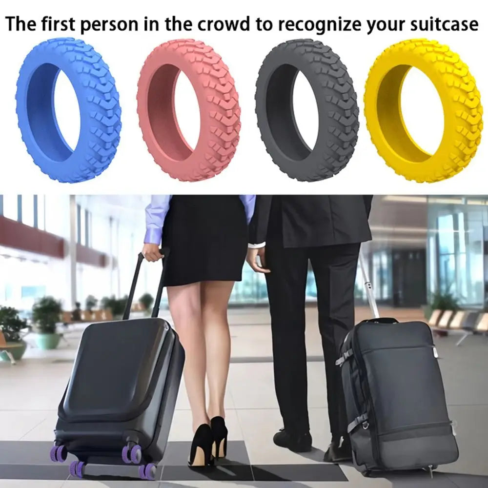 Trolley Suitcase Wheels Protection Cover 8PCS - Wholesalus
