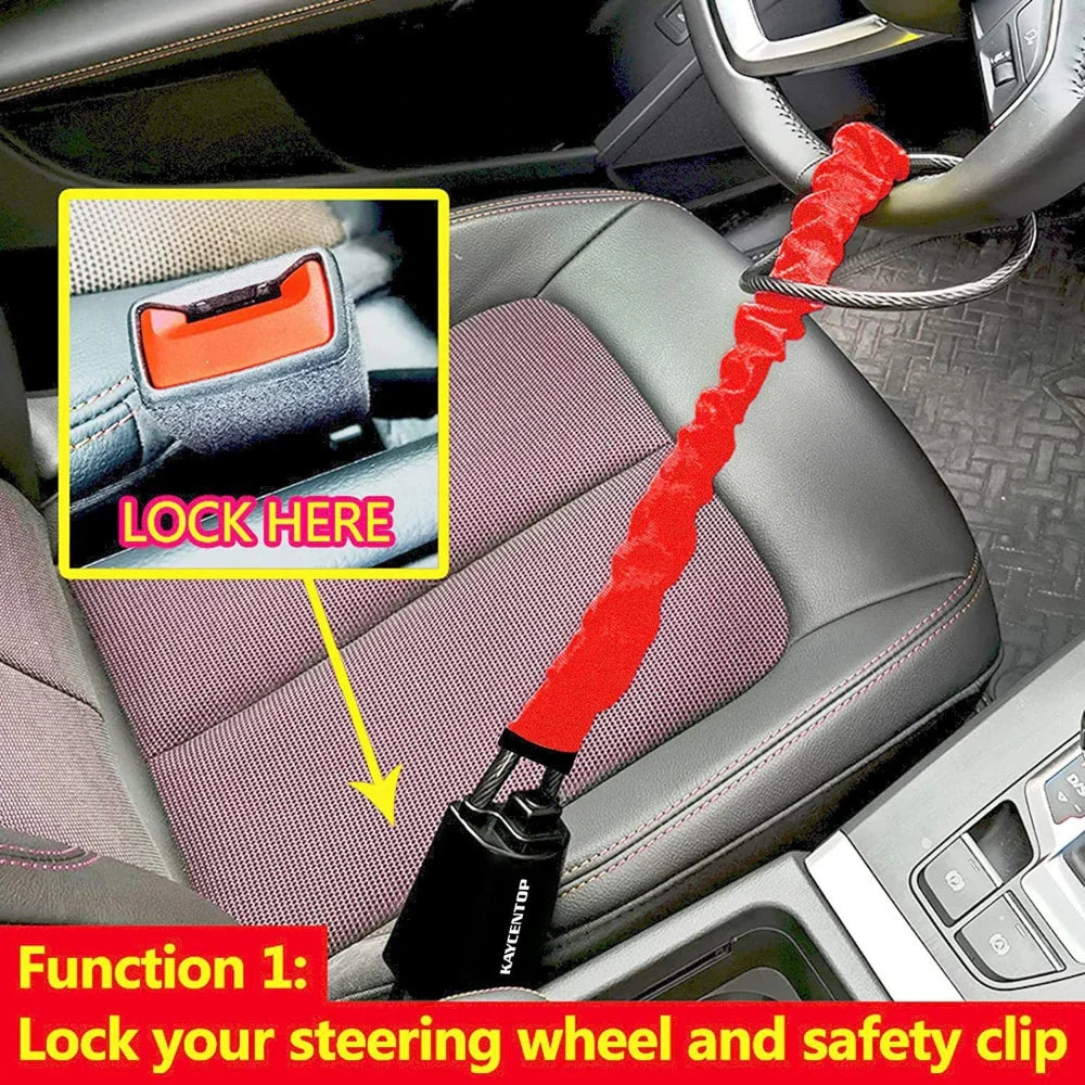 Anti Theft Steering Wheel Lock - Wholesalus