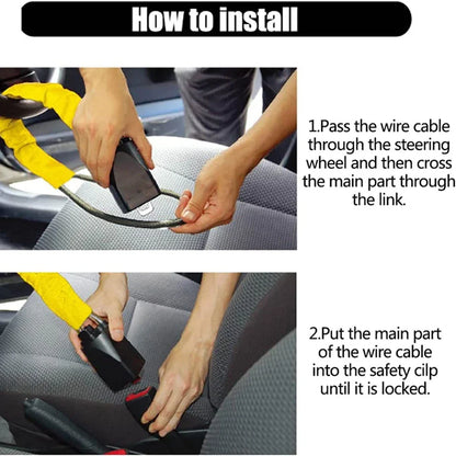 Anti Theft Steering Wheel Lock - Wholesalus