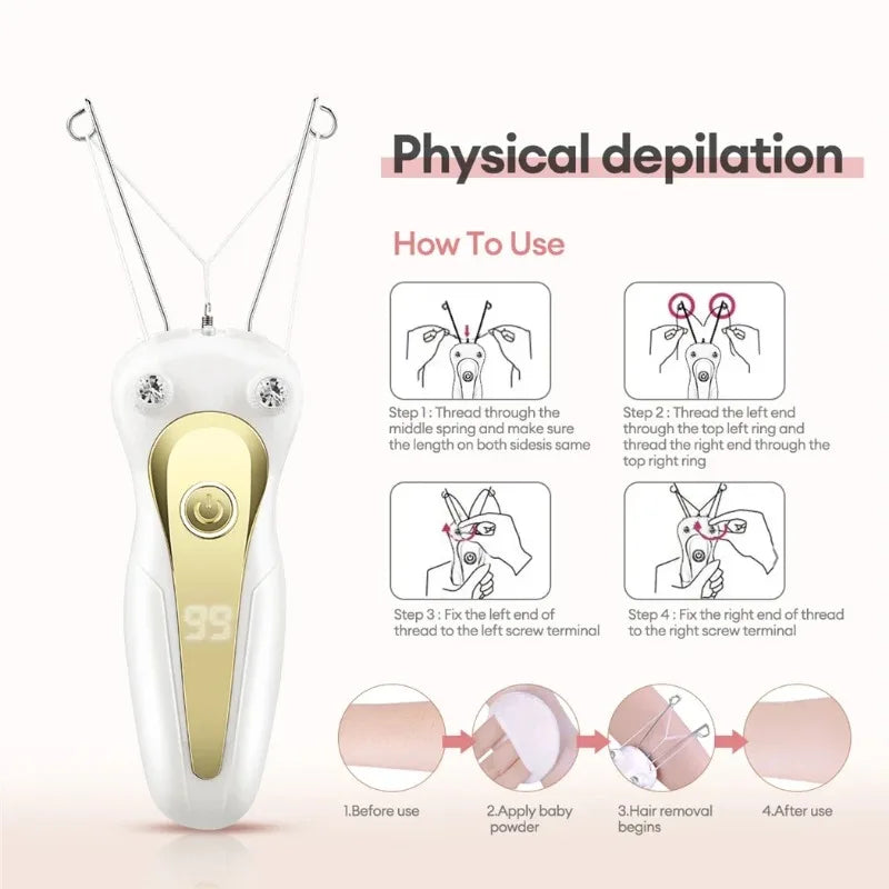 Mini Electric Facial Hair Removal - Wholesalus