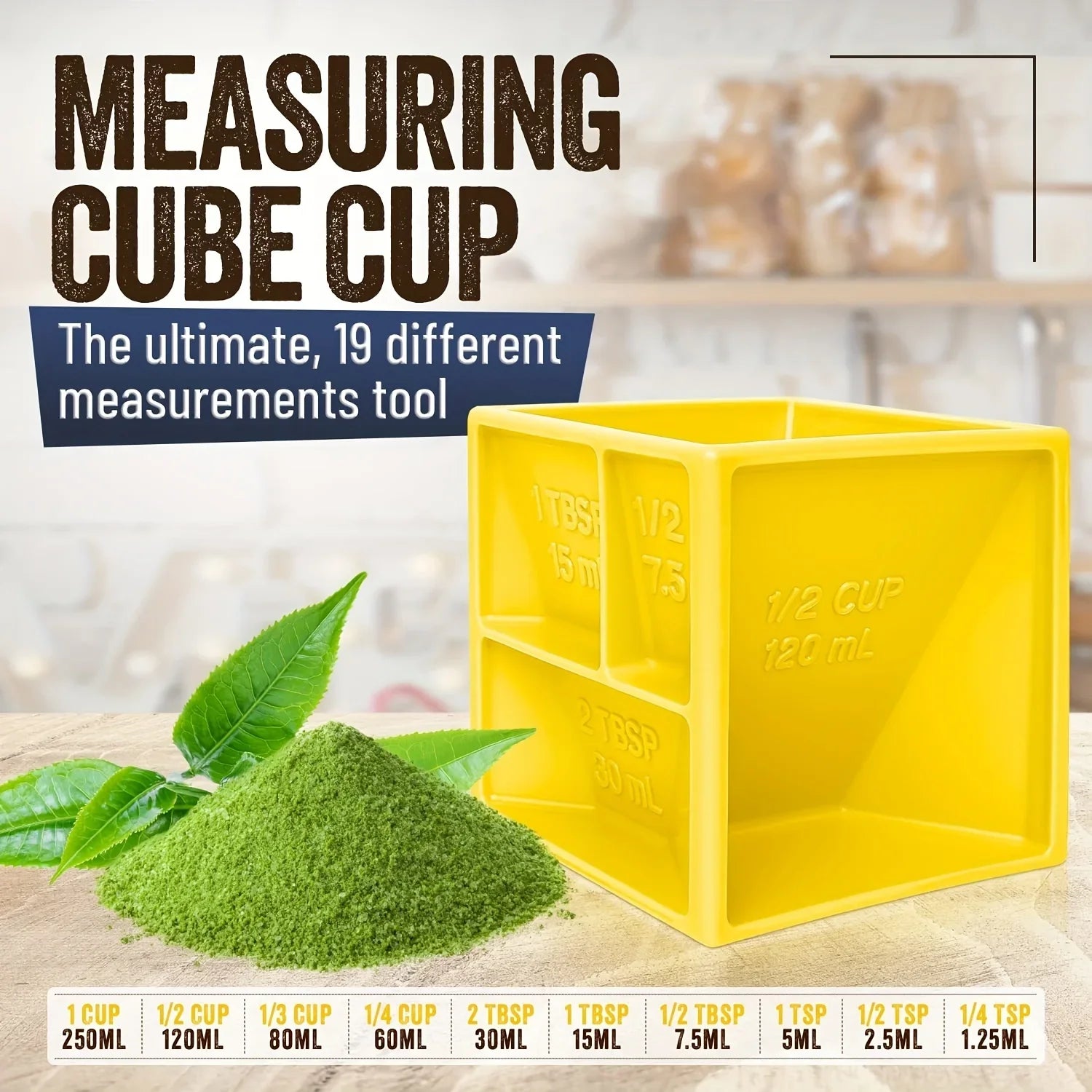 Multi Measuring Cube Cup - Wholesalus