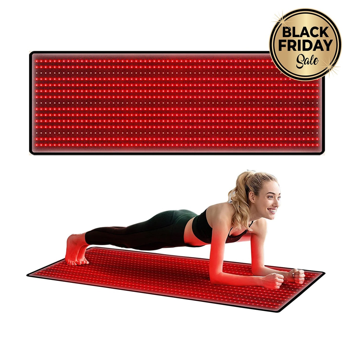 Megelin Red and Near-Infrared Light Therapy Mat for Whole Body