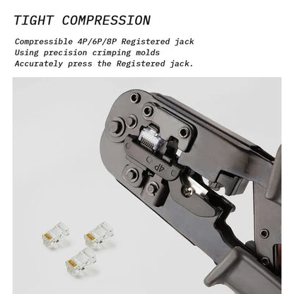 2 in 1 Network Cable Tester Crimping Tool - Wholesalus