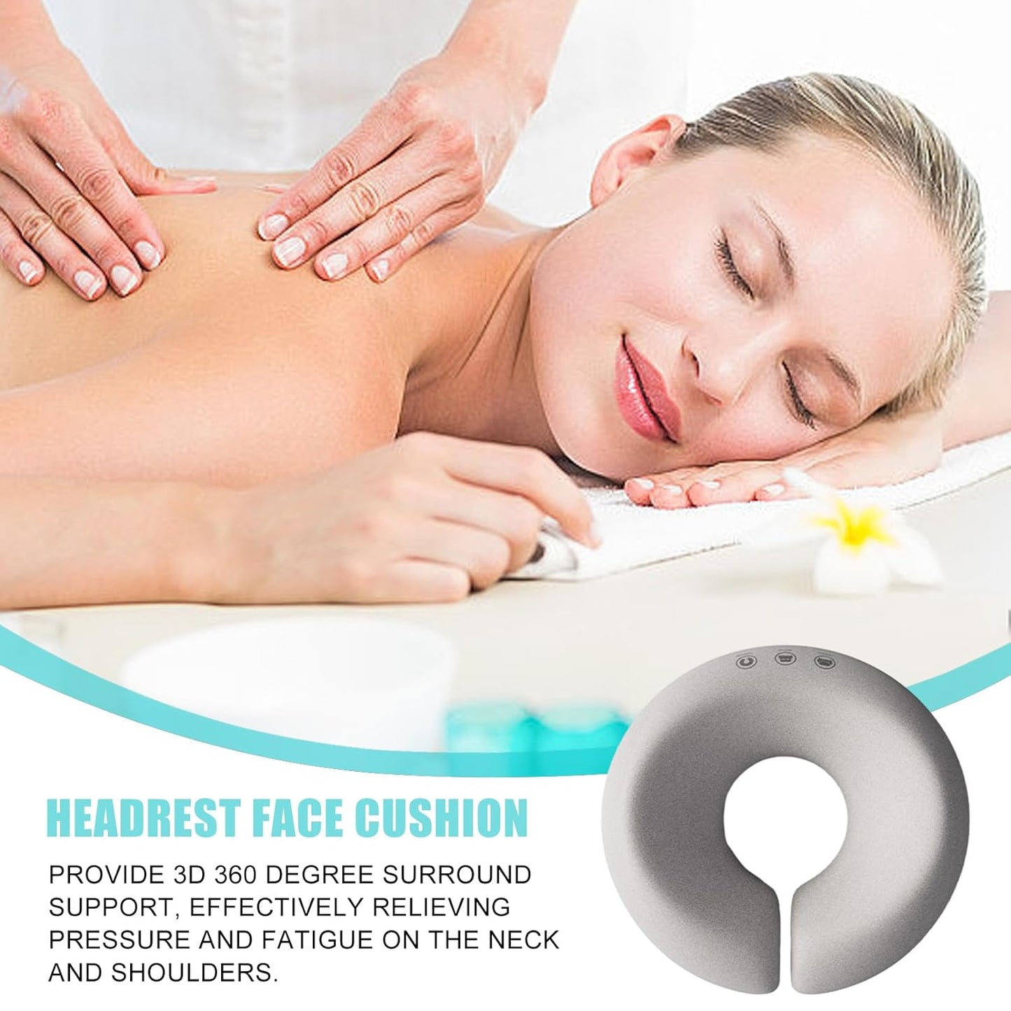 Ergonomic Massage Table Headrest Pillow