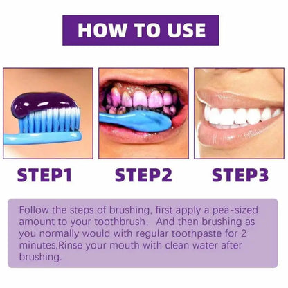 LuminousSmile Purple Toothpaste - Wholesalus