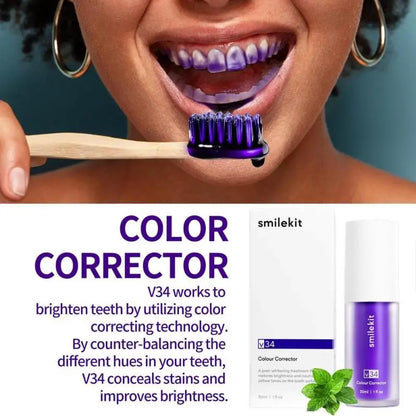 LuminousSmile Purple Toothpaste - Wholesalus