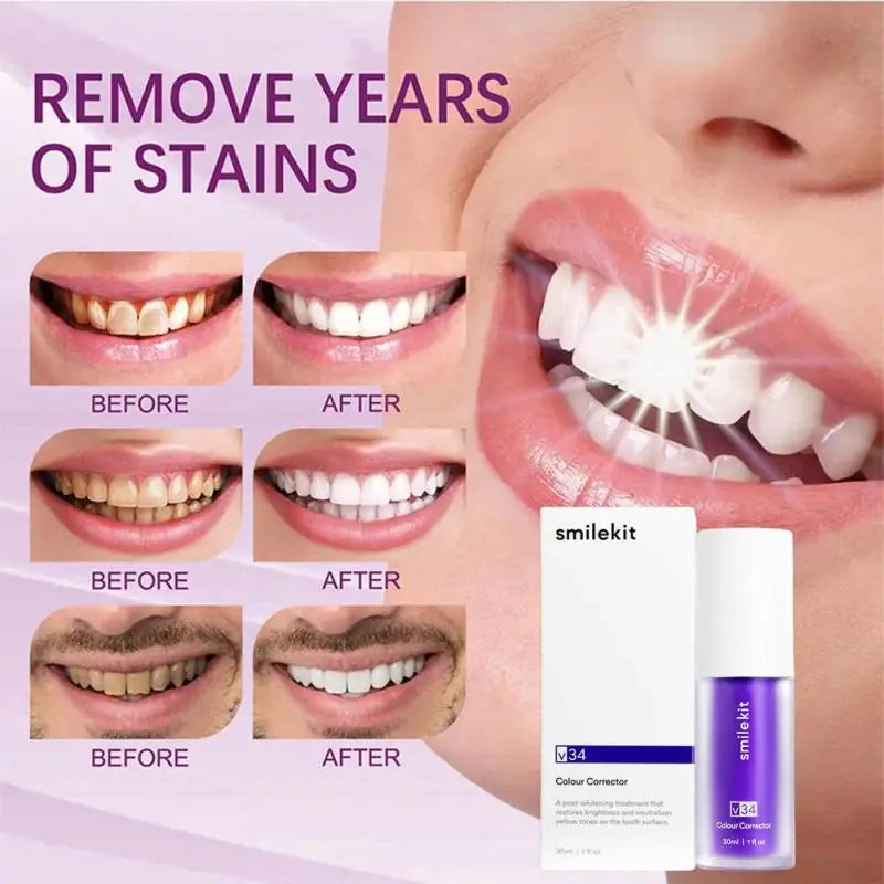 LuminousSmile Purple Toothpaste - Wholesalus