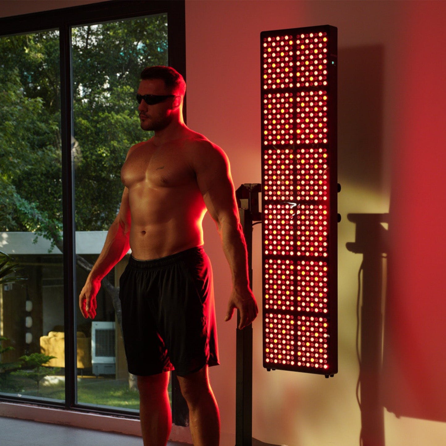 Max Pro LED Red Light Therapy Panel At Home