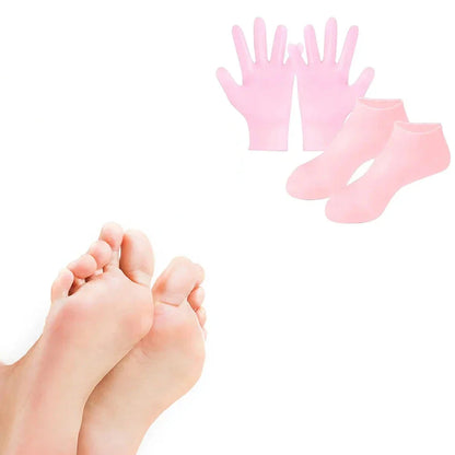 HydraSilk Moisturizing Socks and Gloves Set - Wholesalus