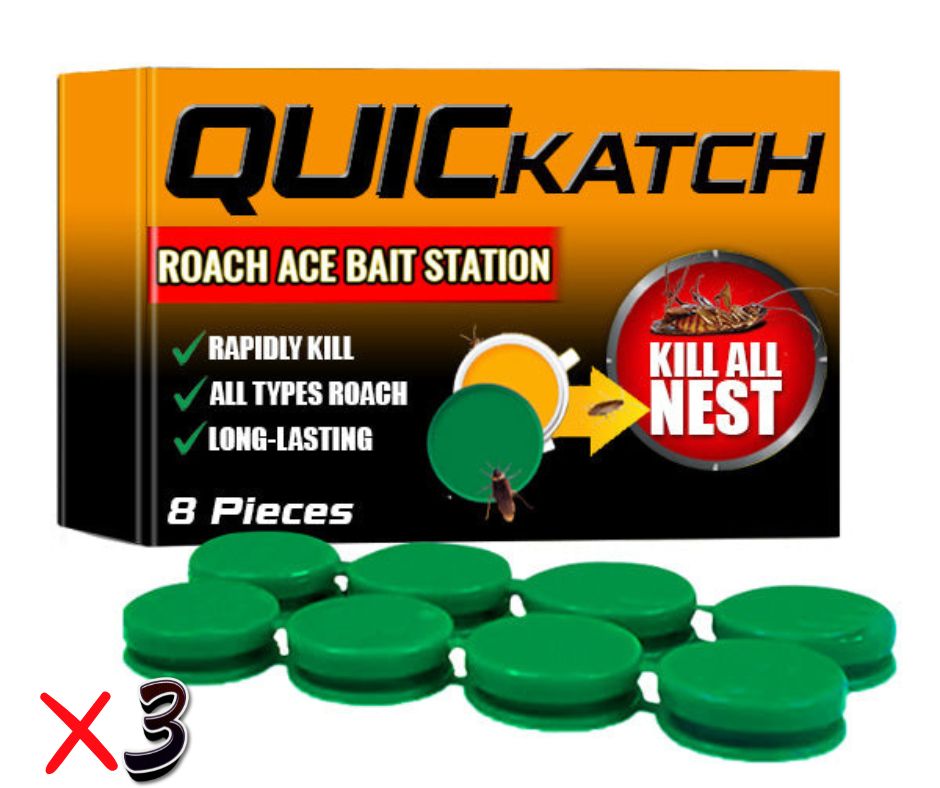 The QuicKatch™   Cockroach Bait Station - Wholesalus