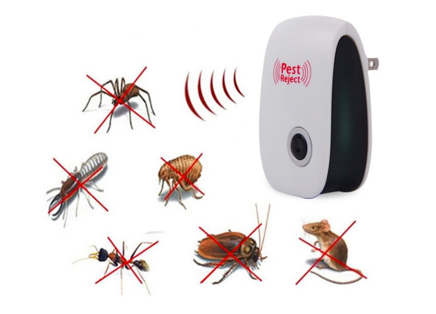 Electronic Ultrasonic Healthy Rechargeble Anti Mosquito Insect Pest Reject Mouse Repellent Repeller Practical Home EUUS Plug - Wholesalus