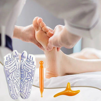 Acupressure Reflexology Socks with Massage Stick - Wholesalus