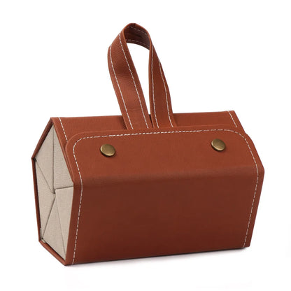 Foldable Leather Sunglasses Case - Wholesalus