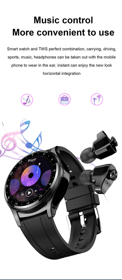 Smart Two-in-one Bluetooth Watch - Wholesalus