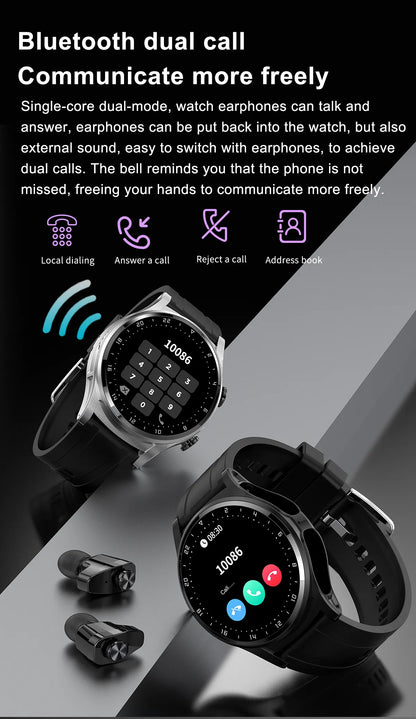 Smart Two-in-one Bluetooth Watch - Wholesalus